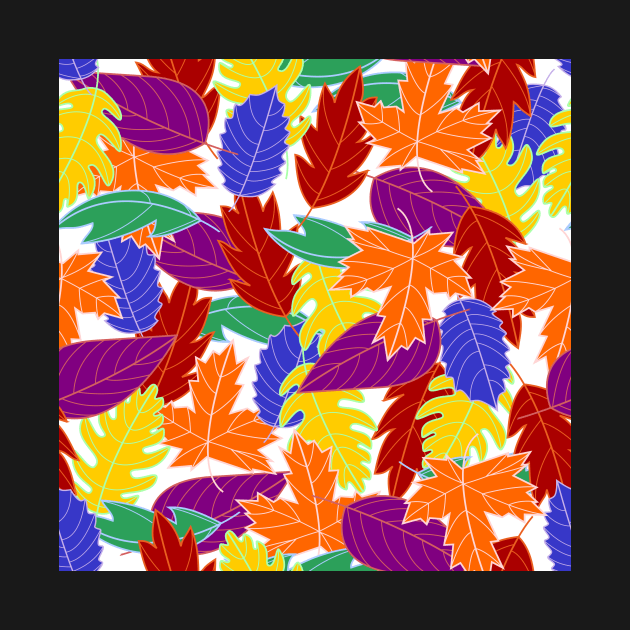 Leaves Pattern - Pile of Leaves by A2Gretchen