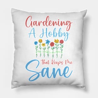 Gardening Botany Florist Planting Hobby Gardener Pillow