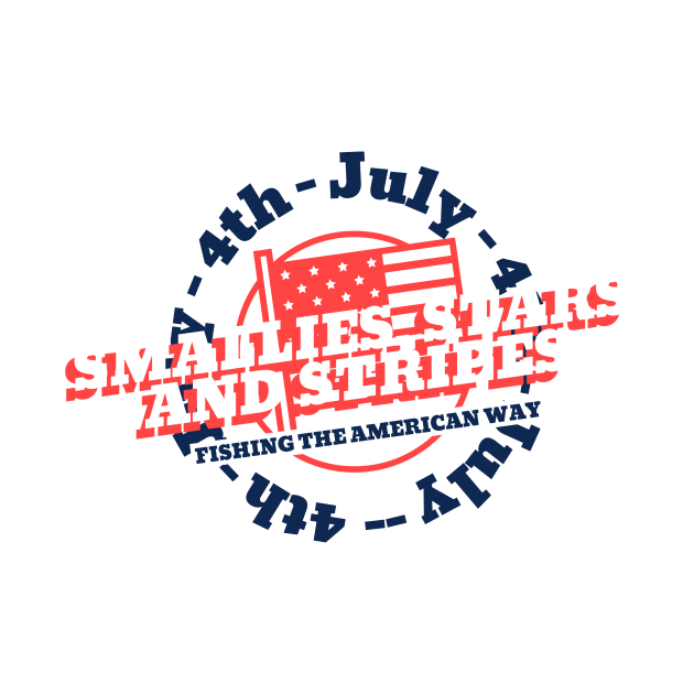 Smallies, Stars, and Stripes: Fishing the American Way on the 4th of July by lildoodleTees