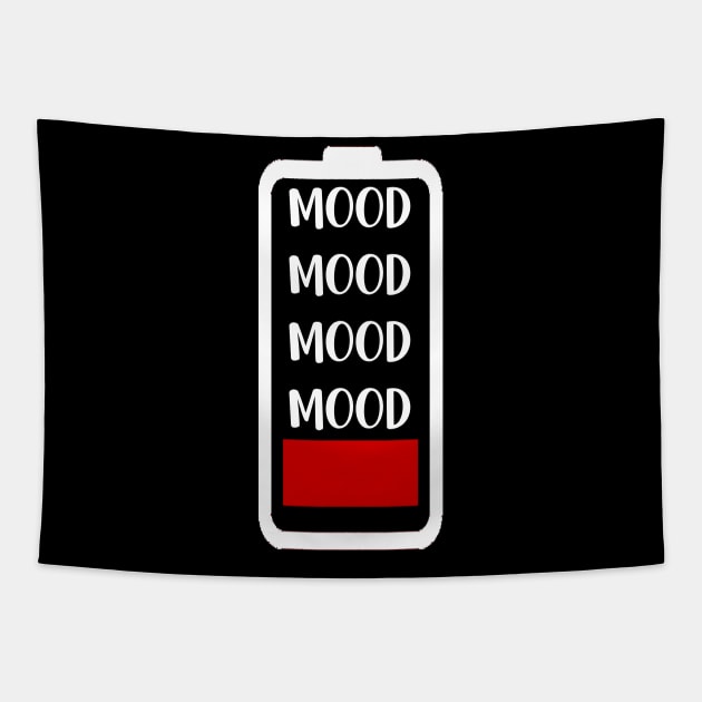 Low Mood Battery Tapestry by DANPUBLIC