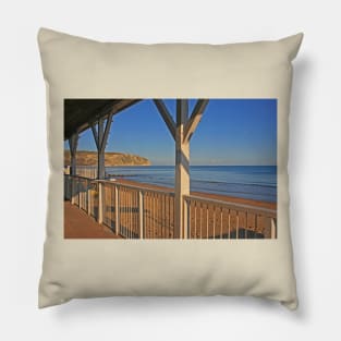 Verandah with a view, Swanage, January 2023 Pillow