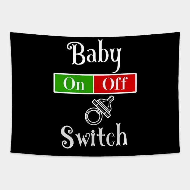 Baby Pacifier Off Switch Tapestry by TriHarder12