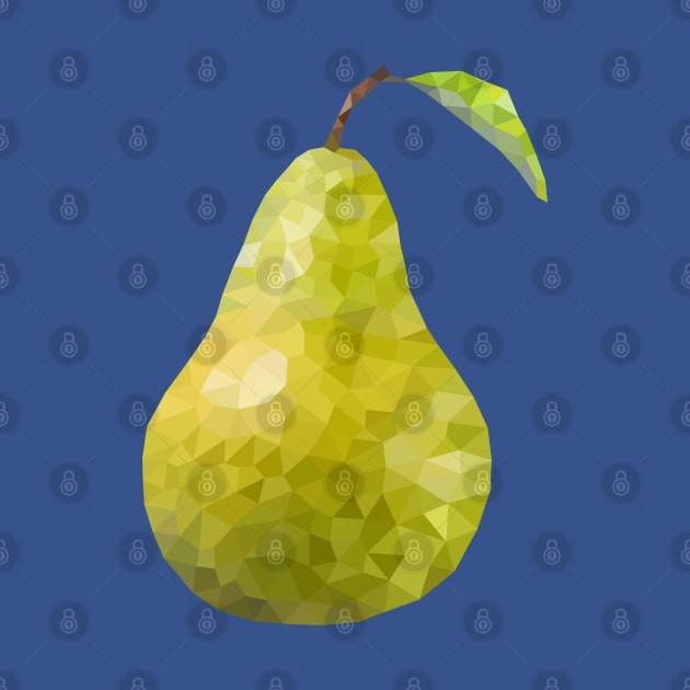 Low poly pear by XINNIEandRAE