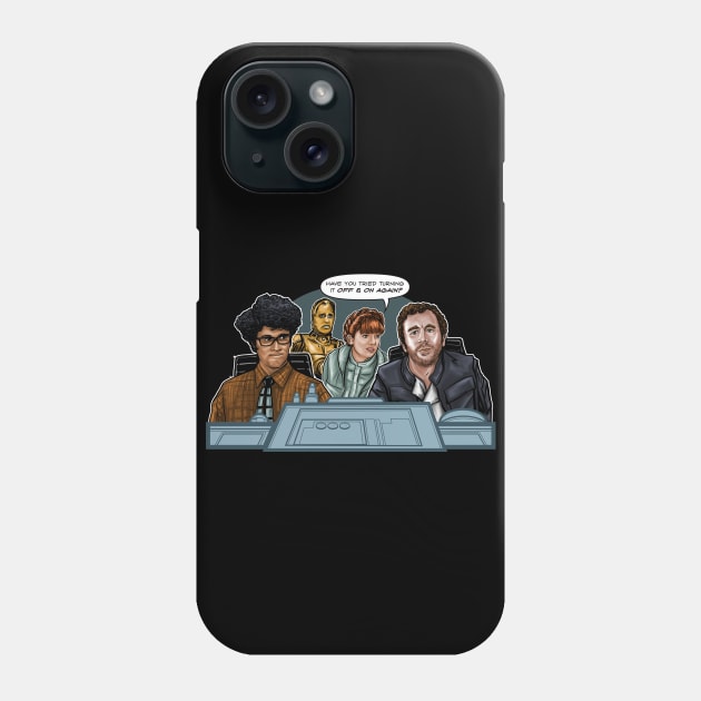 IT Crowd Wars Phone Case by PatrickScullin