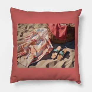 A Day at the Beach Pillow