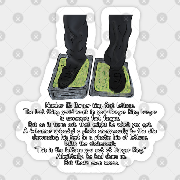 Burger King Foot Lettuce Meme - Memes - Sticker