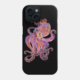 Psychedelic Purple Deep Sea Kraken Phone Case