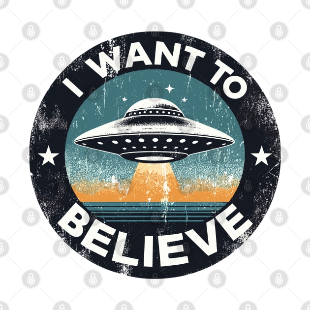 I Want To Believe UFO by Vehicles-Art