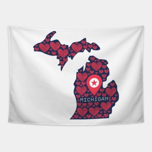 From Michigan With Love Tapestry