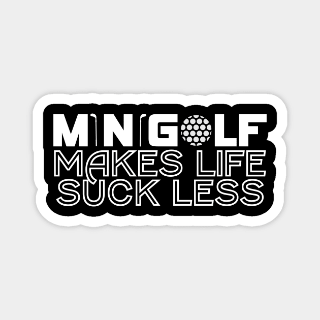 Minigolf Saying Joke Pun Mini Golf Magnet by DesignatedDesigner