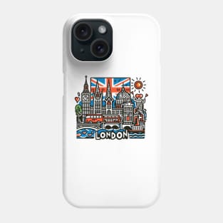 London Pop Art Phone Case