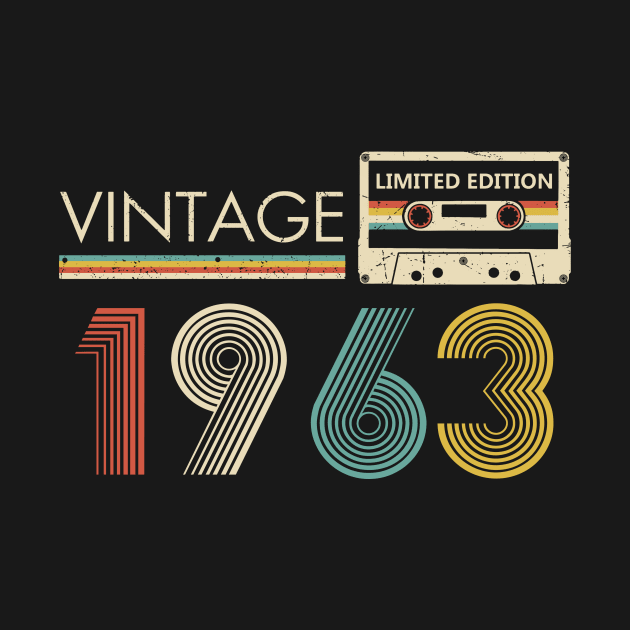 Vintage 1963 Limited Edition Cassette 60th Birthday by Kontjo