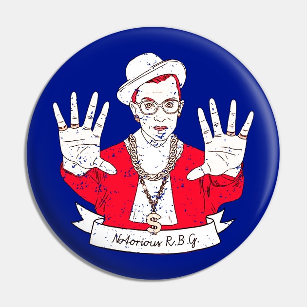 Notorious Rbg Pin by iceiceroom