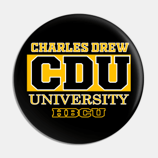 Charles Drew University Apparel Pin