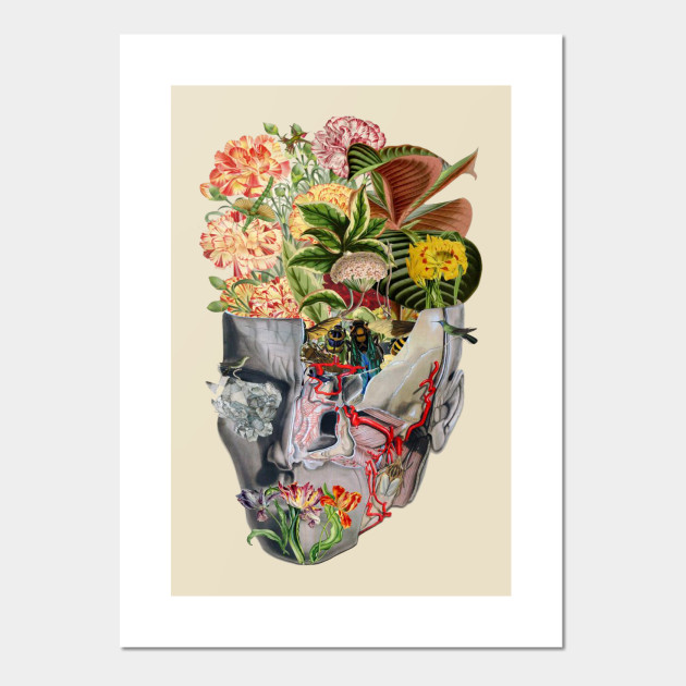 Flower Face Flower Face Paint Posters And Art Prints Teepublic