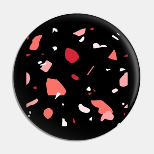 Black Coral Design Pin