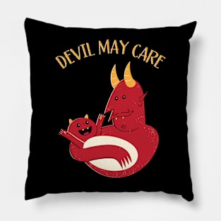 Devil May Care Pillow