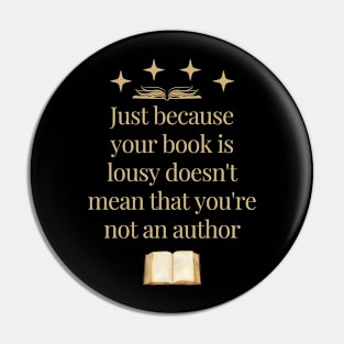 Not an author Pin