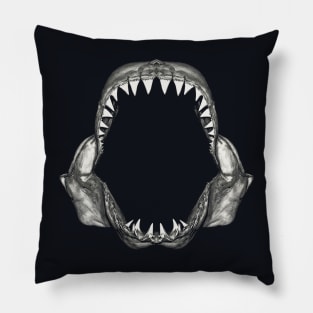 Great White Shark Jaw Fossil Pillow