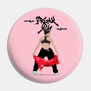 Freaknik The Bone Girl Pin