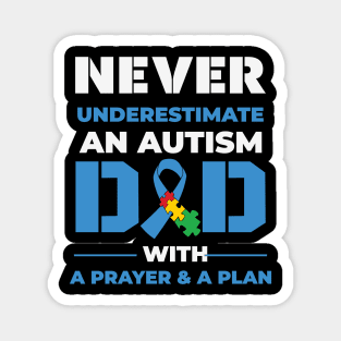 Autism Dad Autism Awareness Gift for Birthday, Mother's Day, Thanksgiving, Christmas Magnet