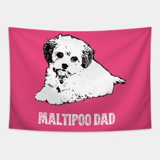 Maltipoo Dad Tapestry