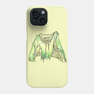 Dramabite Zombie M Letter Initial Typography Text Character Statement Phone Case