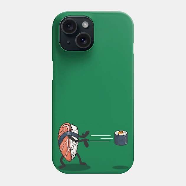 Sushi Fighter Phone Case by benyamine