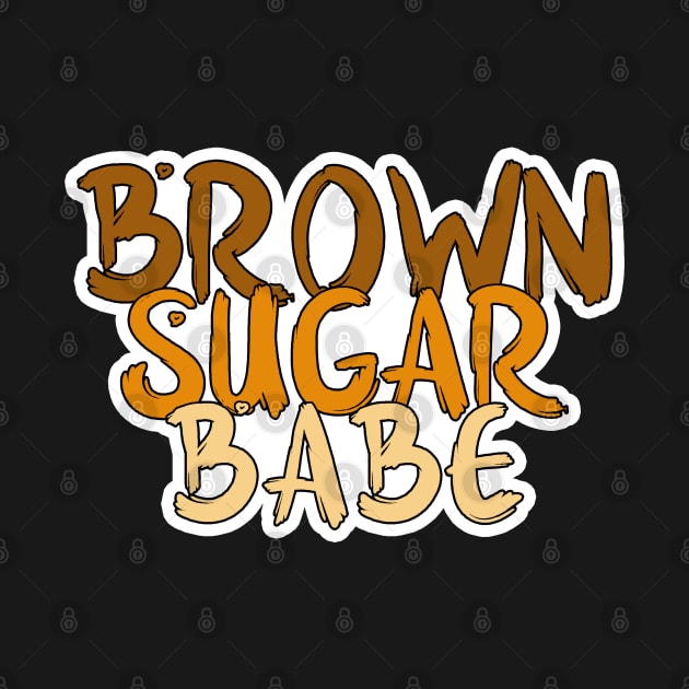 Brown Sugar Babe Proud Black African by threefngrs