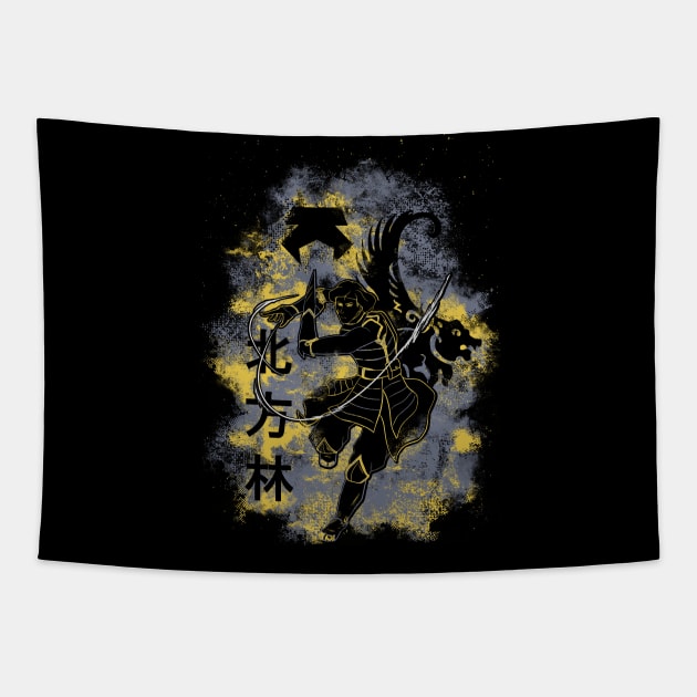 Lin Beifong Tapestry by Silentrebel