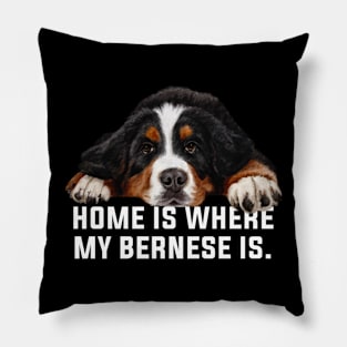 Bernese mountain dog Pillow