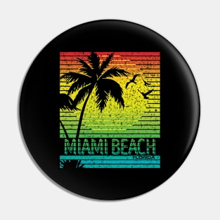 Miami Beach Florida' Cool Vacation Florida Pin