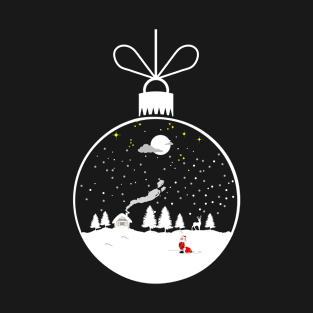 Santa Clause Christmas Ball T-Shirt