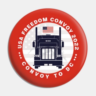freedom convoy USA Pin