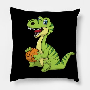 Basketball Dinosaur Pillow