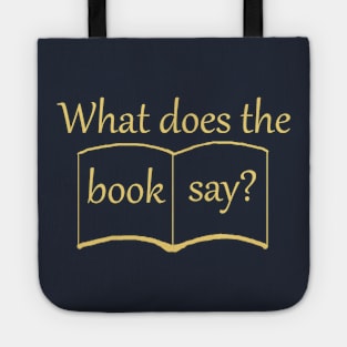 What Does the Book Say? Tote