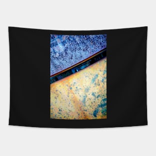 Metal Abstraction photography Tapestry