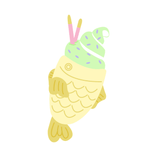 Taiyaki Ice Cream T-Shirt