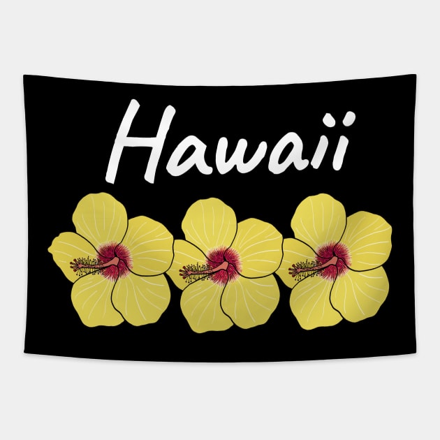 Hawaii Hibiscus State Flower Hawaii Tapestry TeePublic