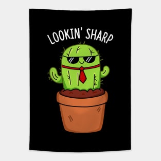 Looking Sharp Cute Cactus Pun Tapestry