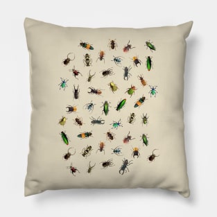 Beautiful Different Real crawling BUGS Pattern Pillow