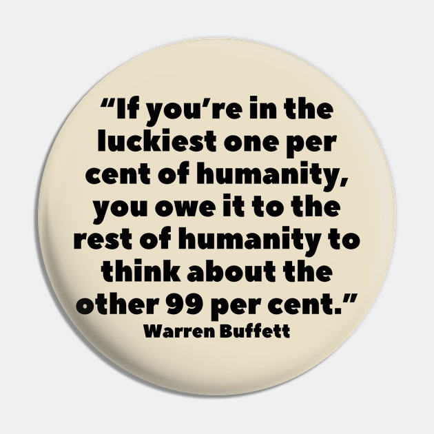 quote Warren Buffett about charity Pin by AshleyMcDonald