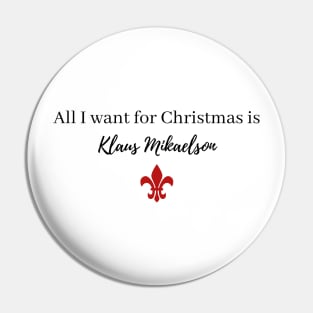 all i want for christmas is klaus mikaelson Pin