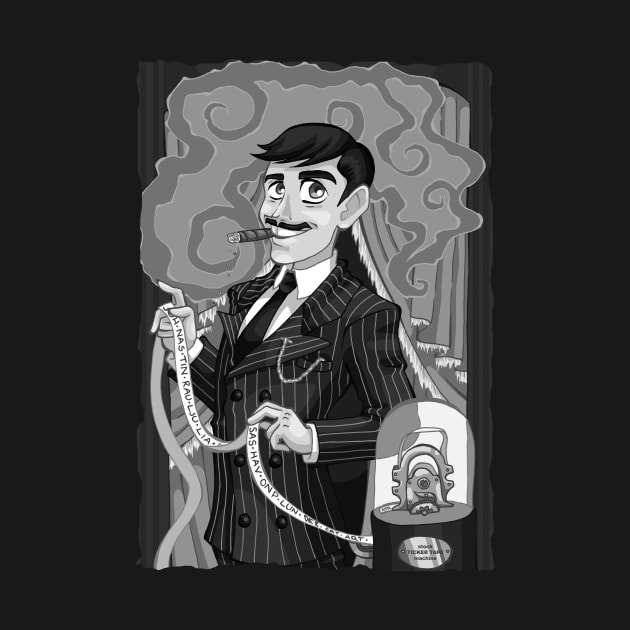 Gomez Addams Vintage by Von Plundercat