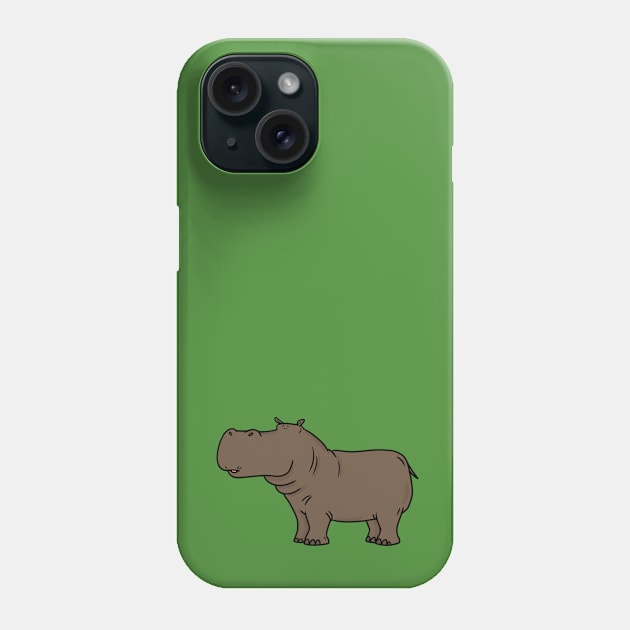 Hippo Phone Case by Otterlyalice