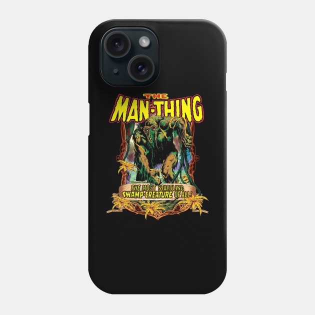 HORROR MAN-THING 1974 Phone Case by Junnas Tampolly