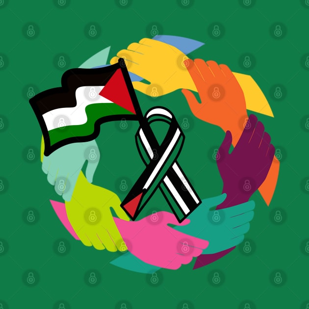 Palestine Solidarity - Free Palestine by Roseyasmine