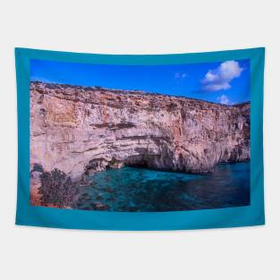 Blue Lagoon, Comino, Malta Tapestry