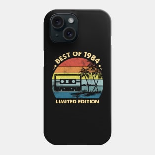 Best Of 1984 Made In 1984 39th Birthday Gift 39 Year Old Vintage Phone Case