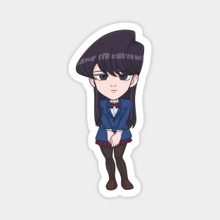 Komi-San Can't Communicate Chibi Magnet